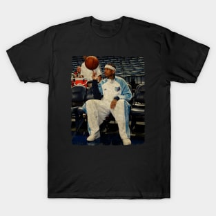 Allen Iverson with The Memphis Grizzlies T-Shirt